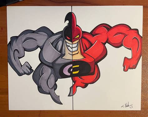 crimson chin and nega chin